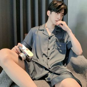 Nanjiren | Cooling Summer Short Sleeve Short Pants Sleepwear Set