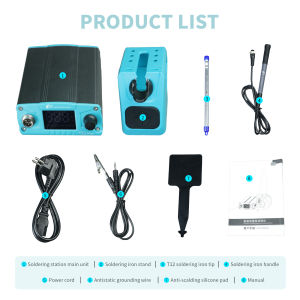 HZY T12 Max Soldering Station 75W For Mobile Phone Motherboard Repair With T12 Tip Soldering Iron Fast Heating Welding Tools Kit