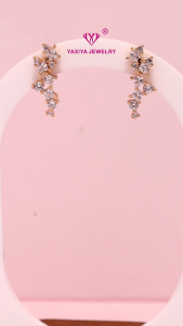 Yaxiya Anting Wanita Jalar Perhiasan Lapis Emas 18K 967