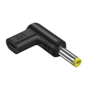 Laptop DC Power Adapter Kits USB Type C Female to DC Plug Power Connector 3.0x1.1mm/3.5x1.35mm/4.8x1.7mm/4.0x1.7mm/5.5x2.1mm