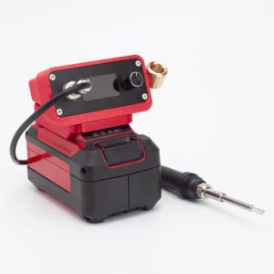OLED T12 Soldering Iron Station For Ozito PXC 18V Lithium Battery Adjustable Welding Digital Station for DIY Repair(NO Battery )