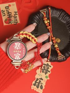 Uhada | Dây Đeo Đồng Hồ Màu Đỏ Handmade cho HUAWEI