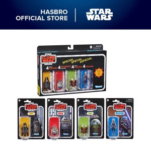 Star Wars The Vintage Collection Escape from Order 66 Star Wars: The Clone Wars 3.75 Inch Collectible Action Figure 4-Pack