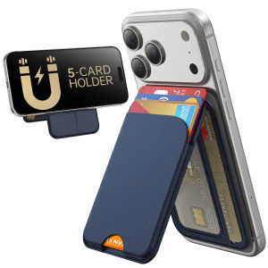 for MagSafe Wallet 5 Card Holder Slim Leather Magnetic Wallet for iPhone 17/16/15/14/13/12 Pro Max Plus Air Series 1 Card Slo