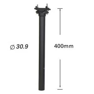 ELITA ONE Carbon Seat Post 25.4/27.2/30.9/31.6 MTB/Road Bike Seatpost Length 300-400mm Ultralight 130g Titanium screws