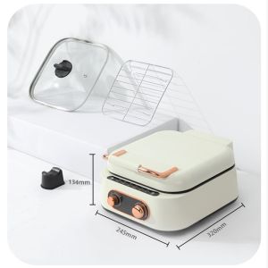 Electric Baking Pan Double-sided Heating Hot Pot Deep Plate Deepened Electric Baking Pan Enlarged Pancake Pan