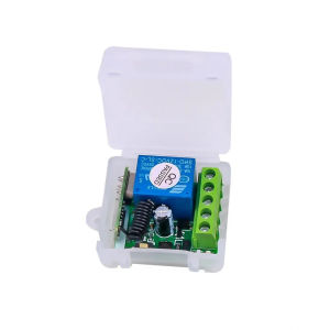 KEBIDU 433MHz DIY Wireless Switch DC 12V Mini Relay Module 1000 Meters RF Receiver Remote Control for Lamps Lights Gate Door