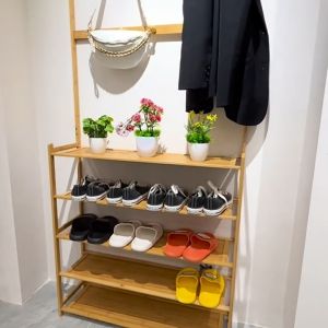 Cosyy homes ชั้นวางรองเท้า ชั้นวางรองแท้า แข็งแรงไม้ หลายชั้นสไตล์เรียบง่าย กันฝุ่น เฟอร์นิเจอร์จัดเก็บรองเท้า ชั้นวางรองเท้าไม้ ชั้นวางรองแท้า ไม้ ชั้นไม้วางรองเท้า shoe rack