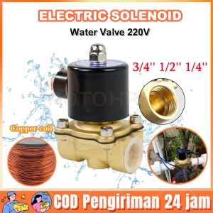 220V Electric Selenoid Water Solenoid Valve Control Switch Air 1/4 Inch 1/2inch 3/4inch D08 D15 D20