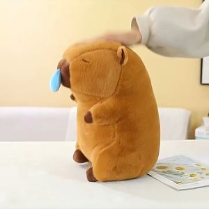 Cervo Running Nose Capybara Plushie Anak Patung Capibara Capybara Plush Cute Plushie Doll Kapibara Patung Comel 卡皮巴拉