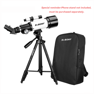 【HOT SALE】SVBONY SV501P Telescope for Beginners Adults Kids 70mm Aperture 400mm AZ Mount Refractor Telescope Astronomical Telescope for Birthday Gift Travel with Tripod and Backpack