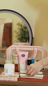 Fs168  Tas mandi travel bag organizer alat mandi bag  pouch make up tas