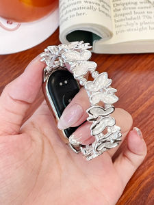 Onebag Butterfly Suitable for Xiaomi Bracelet 9 Strap Metal Bracelet Xiaomi 8765 Wrist Strap NFC Version Summer Womens