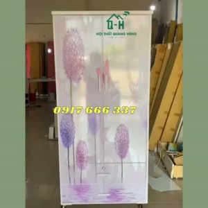 TỦ NHỰA QUẦN ÁO 2 CÁNH IN 3D HOA BỒ CÔNG ANH CAO CẤP SẮC NÉT 1M8X85CM - ẢNH THỰC TẾ