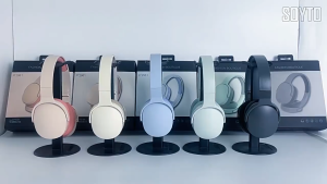 Tai nghe chụp tai bluetooth không dây âm Bass sâu trầm ấm có mic đàm thoại chống ồn độ trễ cực thấp gập gọn chơi game P2961