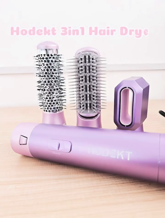 HODEKT in Hair Dryer Hair Straightener Multifunctional Hot Air Brush  Comb Negative Ion Hair Care Lazada PH
