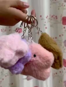 Móc khóa gấu bông ngôi sao hoạt hình Cinamoroll Melody Sanrio