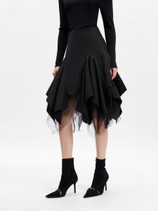 Vero Moda | Váy Dài Phối Ren Thêu Elegant High Waist