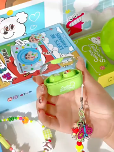 Chielyual Crayon Shin-Chan Wireless Bluetooth Headset Translucent In-Ear Long Battery Life Gift