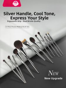 MSQ | Animal Hair Makeup Brushes Set 12 Pieces