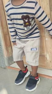 Celana Pendek Chino Cargo Anak Laki-Laki 1-5 Tahun - Cargo Drill Premium Quality