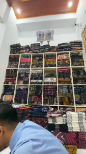 DRES KEMEJA TENUN// TENUN ETNIK|| DRES TENUN WANITA