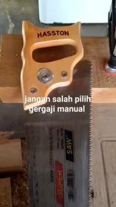 ORIGINAL GERGAJI KAYU 18" HASSTON GRAJI GOROK POTONG 45CM GERGAJI TANGAN POHON RANTING 450MM PROHEX