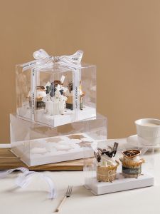 Transparent Muffin Packaging Box