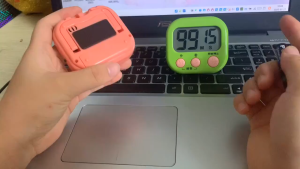 เครื่องจับเวลา เสียงดังดีมาก นาฬิกาจับเวลา อบขนม ใส่ถ่าน AAA ตัวจับเวลาในห้องเรียน