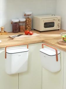 ecoco | Thùng Rác Treo Tường Có Nắp cho Rác Bếp