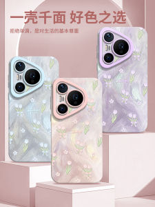 Fabiio Huawei Pura80Ultra Phone Case Korean Style Fresh P70Pro+ Velvet Rope P80 Silicone Anti-Fall P70 Woven Long Rope P80Pro Soft Shell