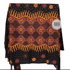 Kain Batik Solo bahan katun halus premium ukuran 115 x 240 harga per pcs warna bakaran