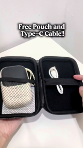 【3C Certified】 Skyblue Powerbank 10000mAh 22.5W Fast Charging Portable Mini Power Bank Built-in Cable Type-C Lighting