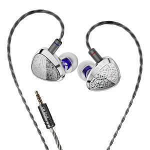 Kbear | KBEAR Tourbillon-X HiFi In-Ear Earphones 10mm CVD Carbon Fiber Diaphragm Dynamic Driver Zinc Alloy Gear Design Audiophile IEM