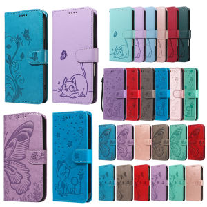 Magnetic Leather Wallet Flip Case for Xiaomi 17T Pro Phone Kickstand Book Cover Cat Butterfly Flower for Xiaomi 17 Pro Max Cases