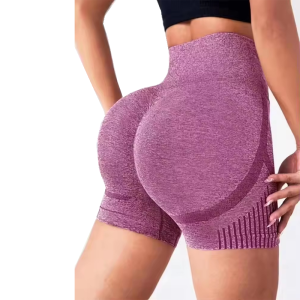 Yoga Shorts Cross-border Honey Buttocks Buttocks Sports High Waist Abdomen Stretch Tight-fitting Anti-glare Quick-drying Fitness
