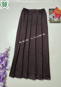 Rok Coklat SD Panjang Rempel