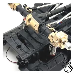 Brass Front and Rear Axle Pull Rod Seat for RC Crawler TRAXXAS TRX4 TRX6 1/10 Car 4WD HB R1001 R1002 R1003 Metal Upgrade Parts