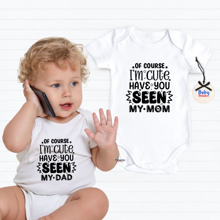 Funny Statement Baby Onesie 0-12 months Cotton Newborn Cotton