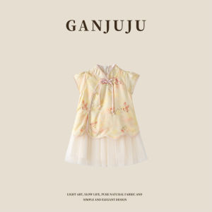 BOGUXIONG | Chiffon Style Chinese Traditional Girls Dress 2026 New