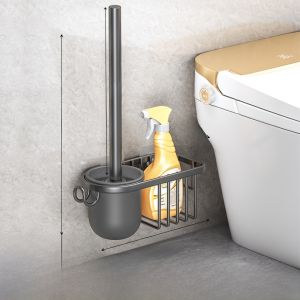 ZHENCAI | Long Handle Soft Bristle Deep Cleaning Toilet Brush