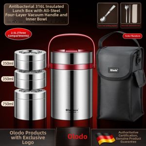 Olodo | Stainless Steel Insulated Lunch Box Multi-layer Large Capacity
