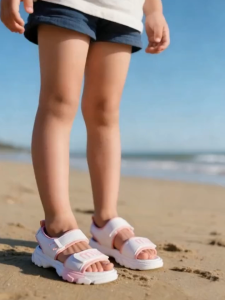 LJMOFA Kids Beach Sandals Best Sell Non-Slip Sandalyas Pink Sandals for Hot Day Wear