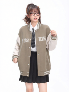 Warrior | Spring Autumn Loose Campus Vintage Style Jacket