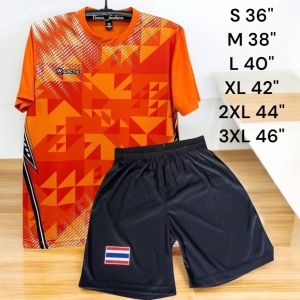 เสื้อกีฬาแฟชั่นลายจุด S-3XL คอกลม ผ้านุ่ม แห้งไว ใส่สบาย