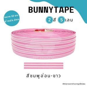 [รวมส่ง]*เส้นพลาสติกสานตะกร้า สานกระเป๋า 12 มิล. 2 กก. 2 สี 5:3:4