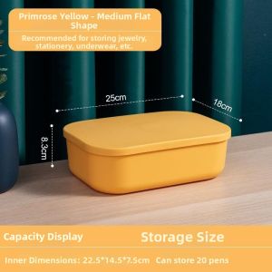FUNNYDEER | Covered Plastic Storage Box