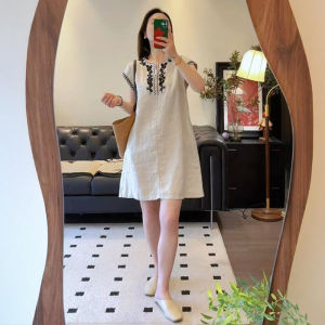 Shalldoer | Slimming A-line Short Dress for Petite Women