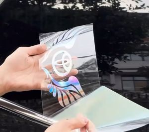 Logo Sayap Stiker Mobil Stiker Sayap Mobil Reflektif Tinggi Stiker Laser Sayap Mobil 3D Anti Air