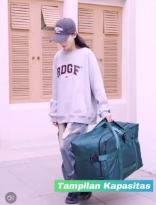 Produk Baru! TRAVEL BAG DUFFEL / TAS TRAVEL BESAR ANTI AIR / PORTABLE GYM BAG / TAS FITNESS / TRAVEL BAG BESAR TAS PAKAIAN MUDIK TAS TRAVEL UKURAN BESAR COCOK UNTUK TAS BAJU TRAVELING
